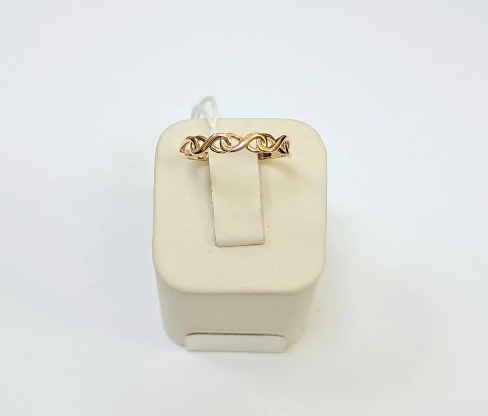 Кольцо из красного золота 375 пробы