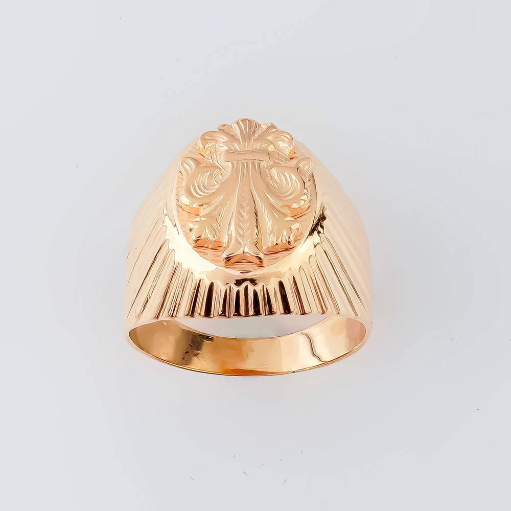 Кольцо из красного золота 583 пробы