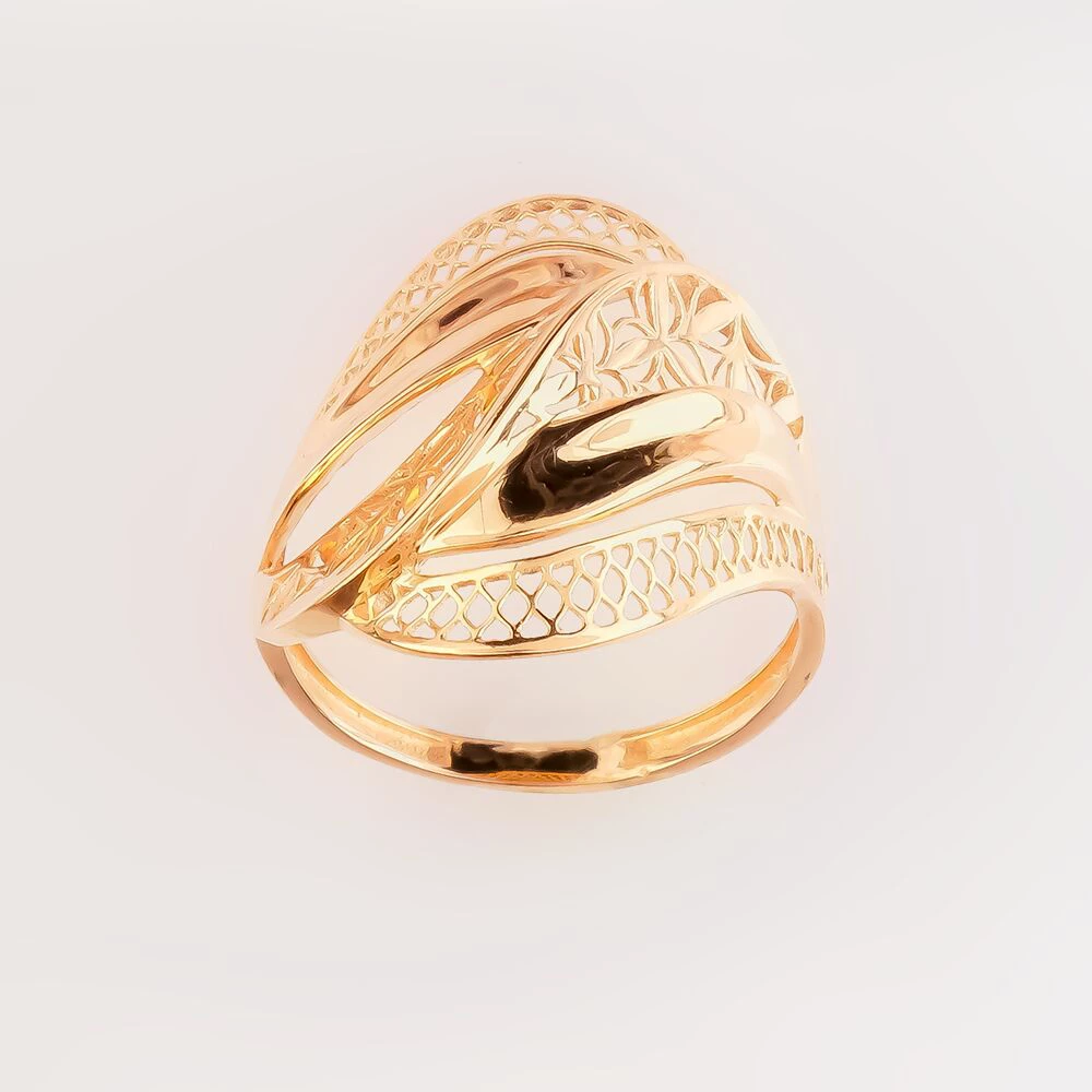 Кольцо из красного золота 585 пробы