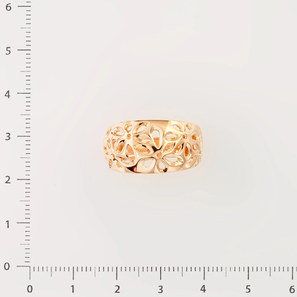 Кольцо из красного золота 585 пробы