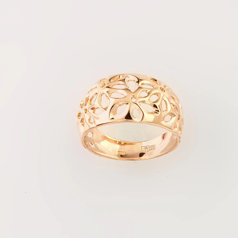 Кольцо из красного золота 585 пробы