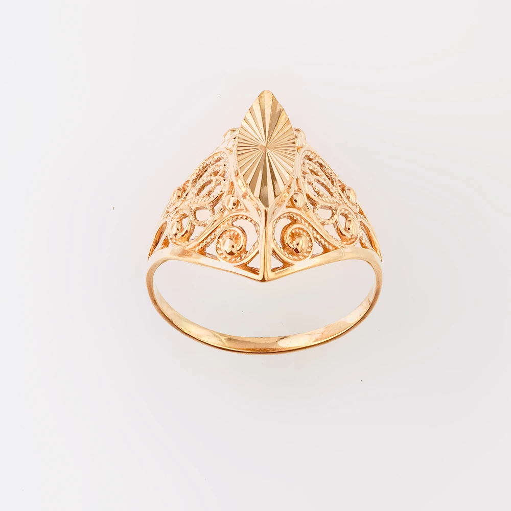 Кольцо из красного золота 585 пробы