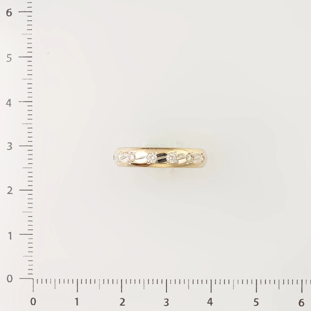 Кольцо с бриллиантом из белого золота 585 пробы