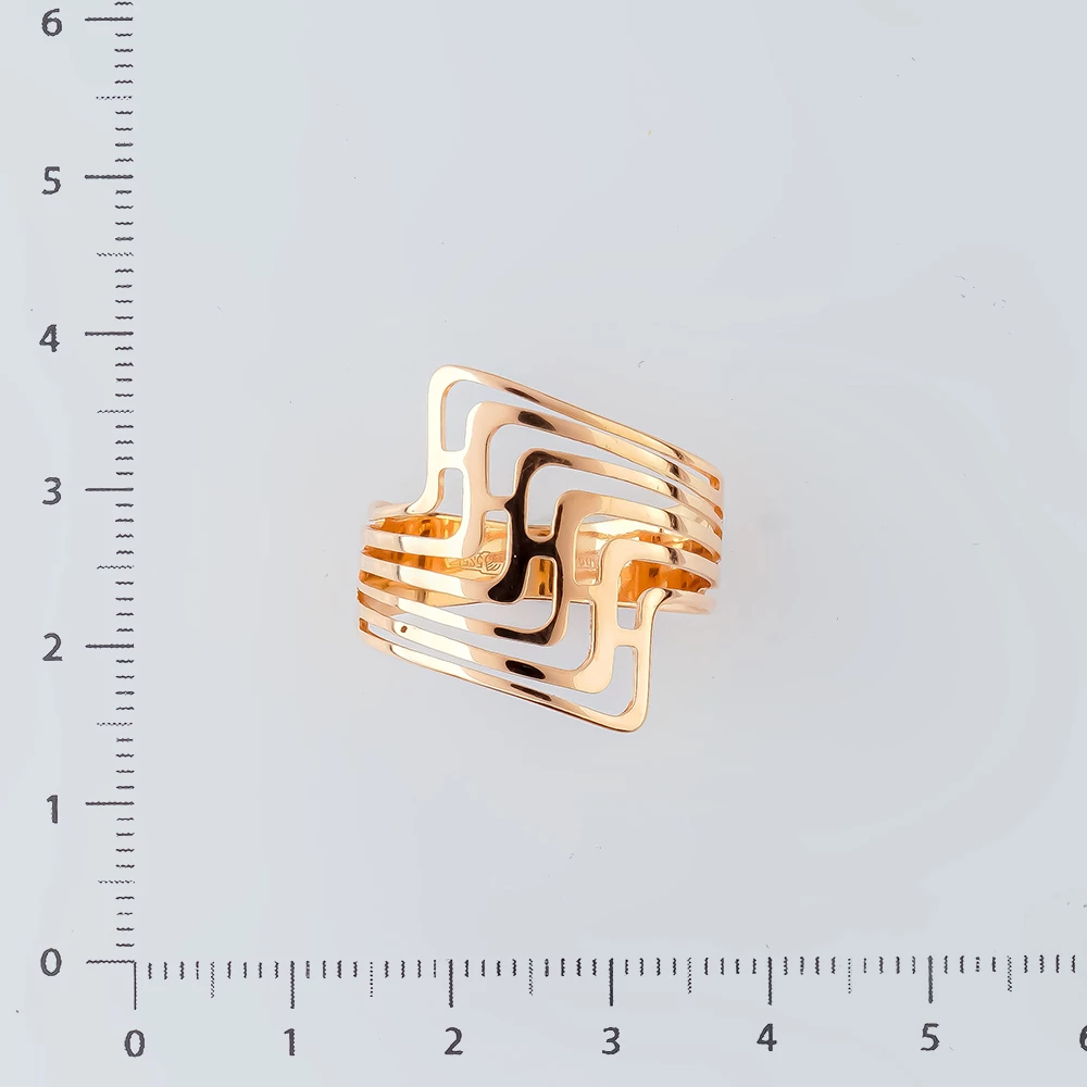 Кольцо из красного золота 585 пробы