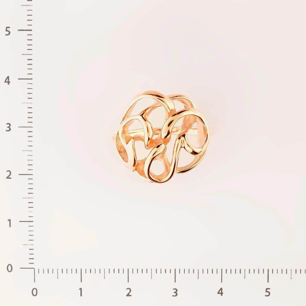 Кольцо из красного золота 585 пробы