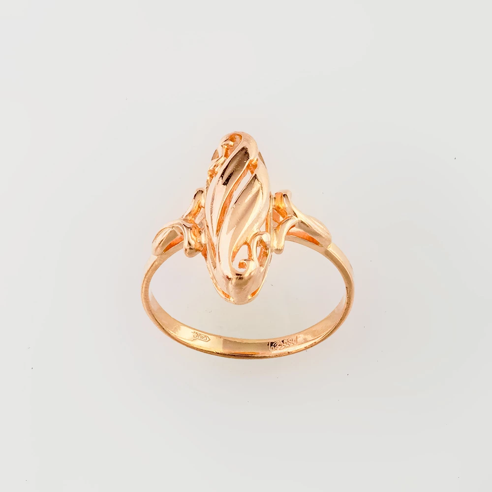 Кольцо из красного золота 585 пробы