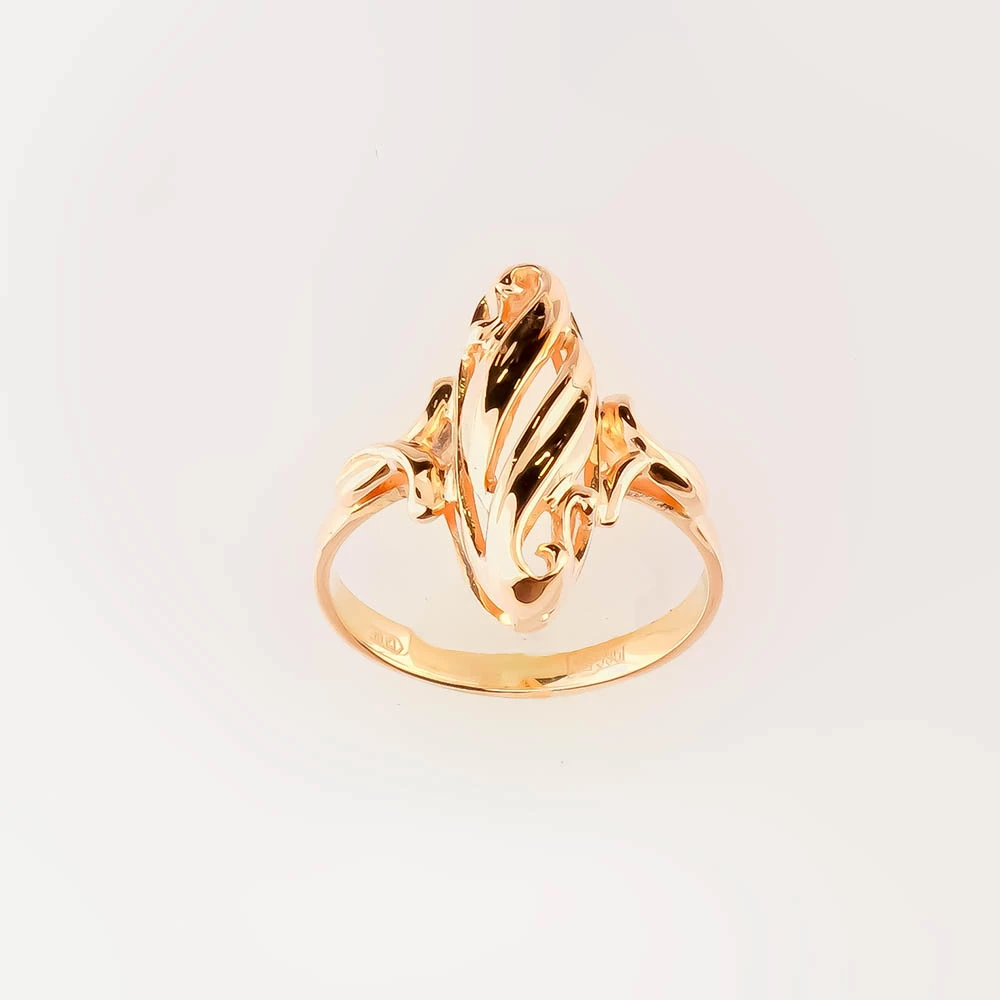 Кольцо из красного золота 585 пробы