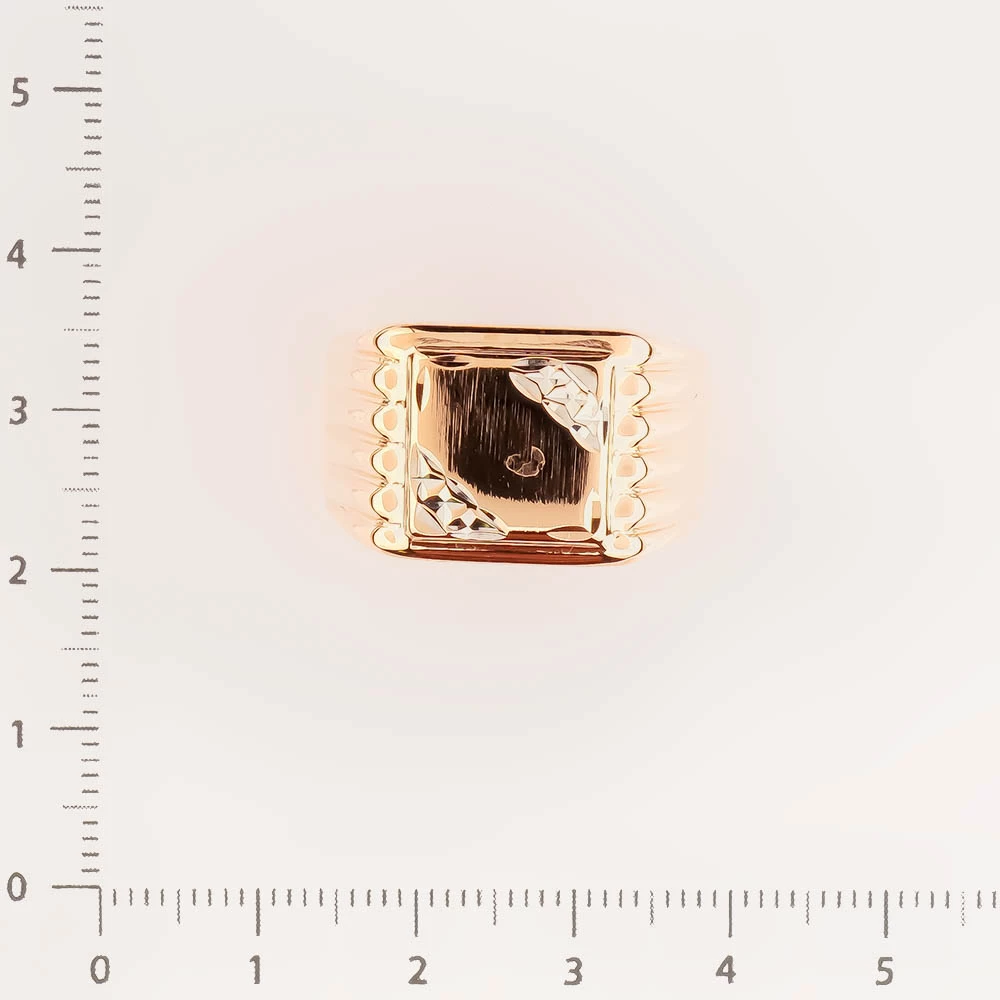 Кольцо из красного золота 375 пробы