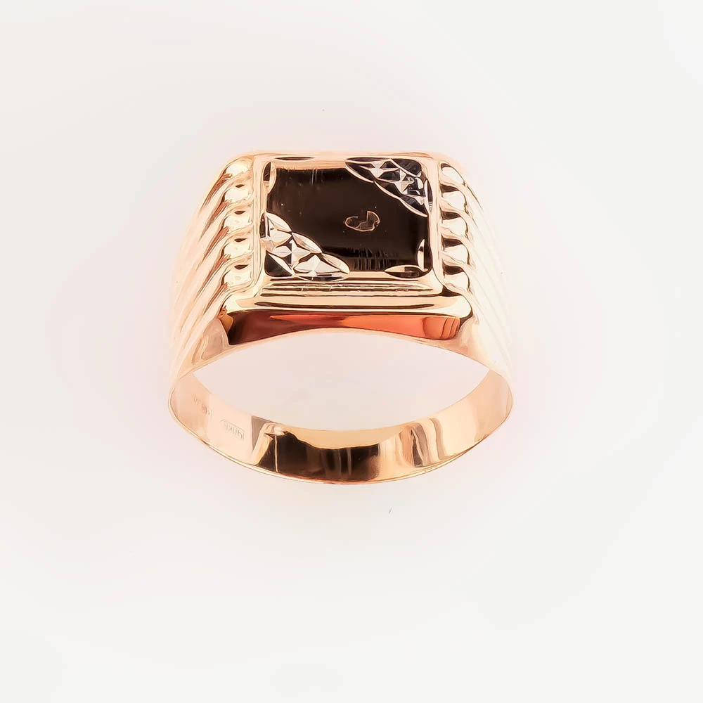 Кольцо из красного золота 375 пробы