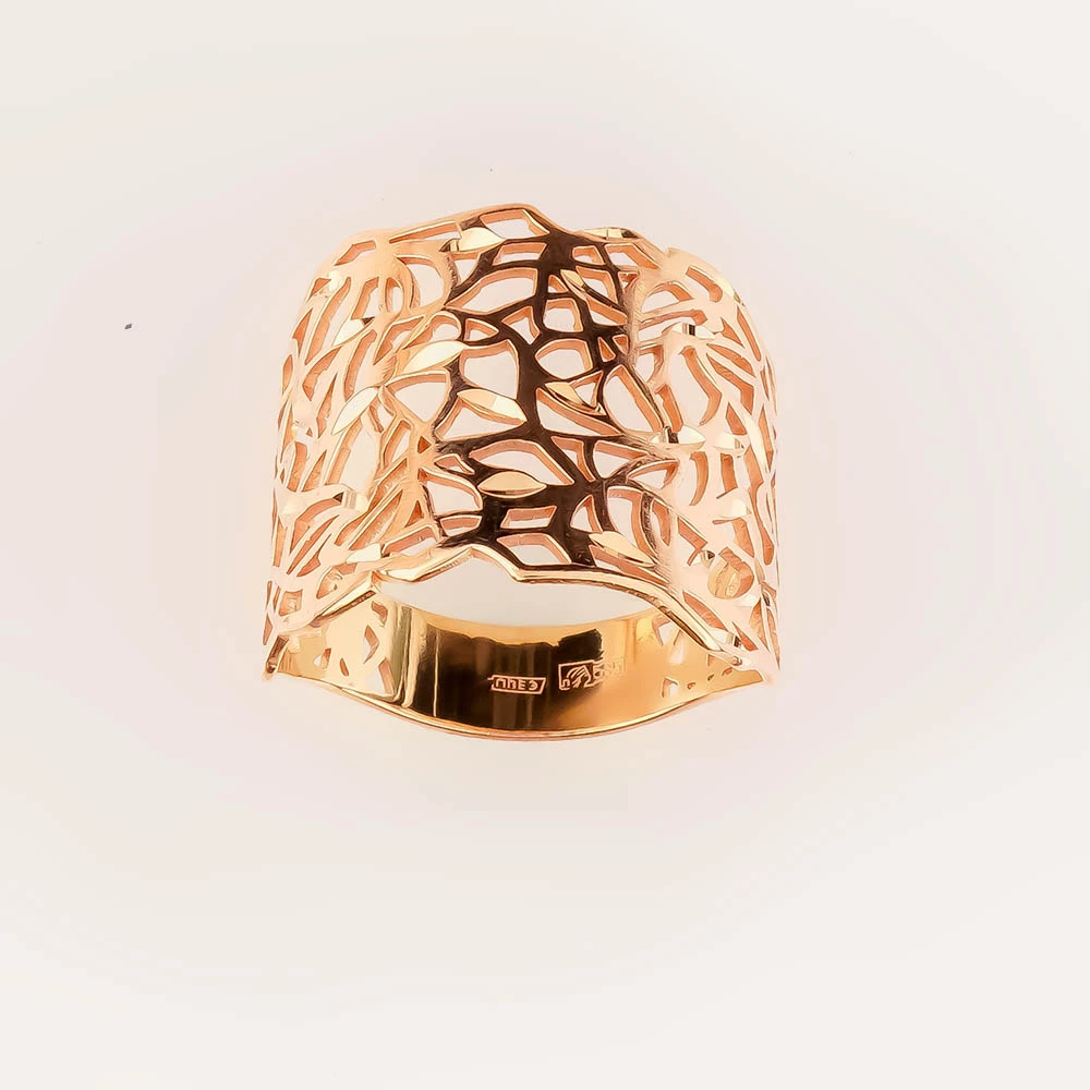 Кольцо из красного золота 585 пробы