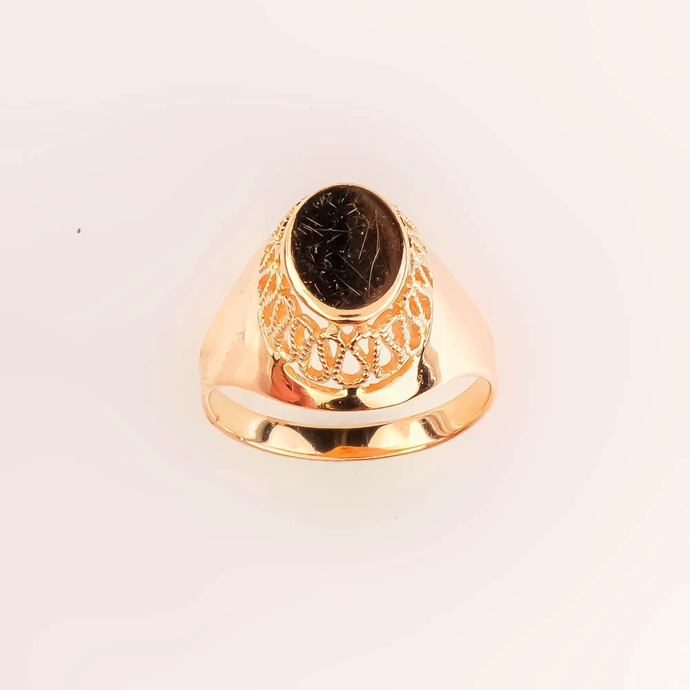 Кольцо из красного золота 583 пробы