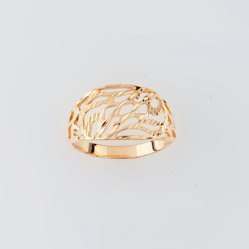 Кольцо из красного золота 585 пробы