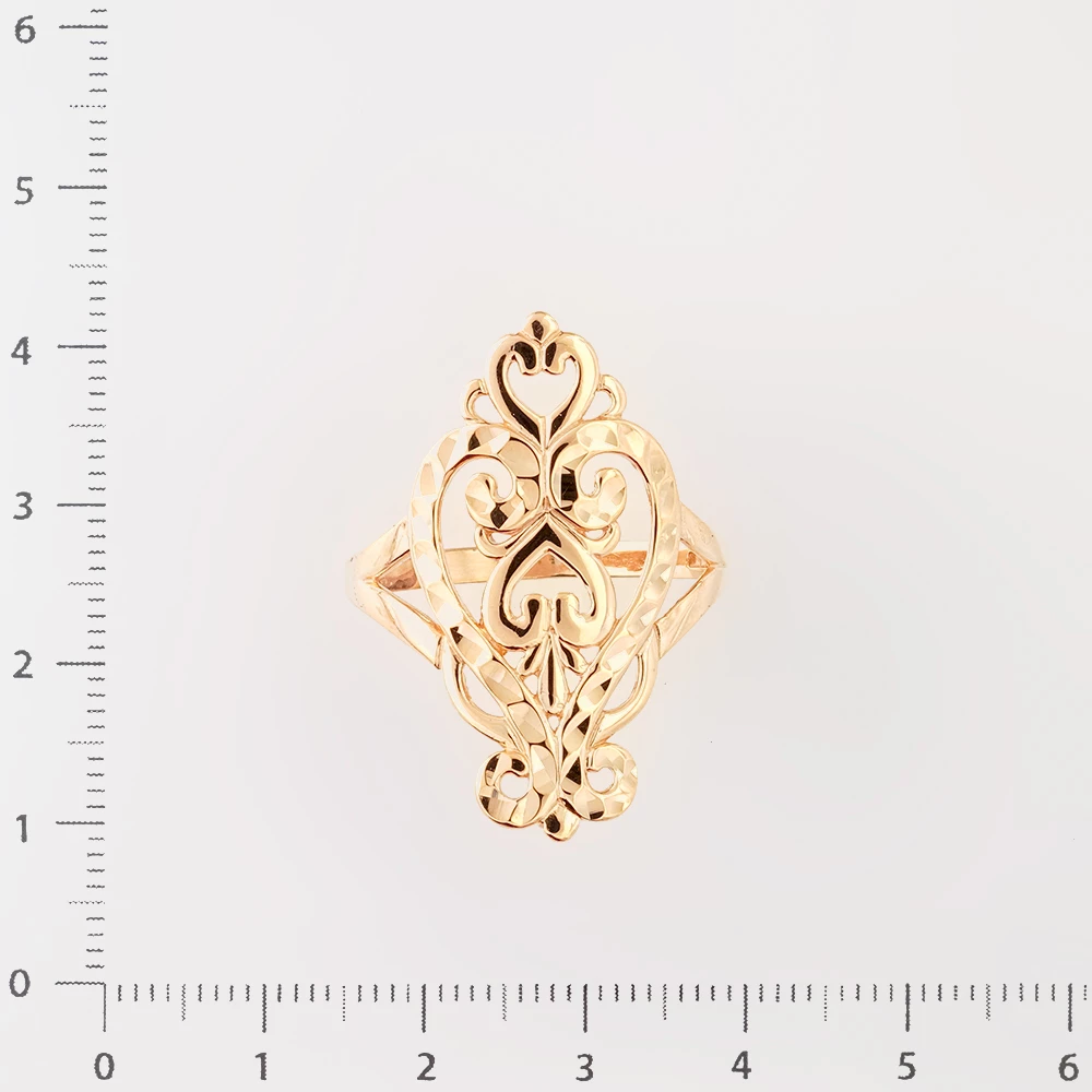 Кольцо из красного золота 585 пробы