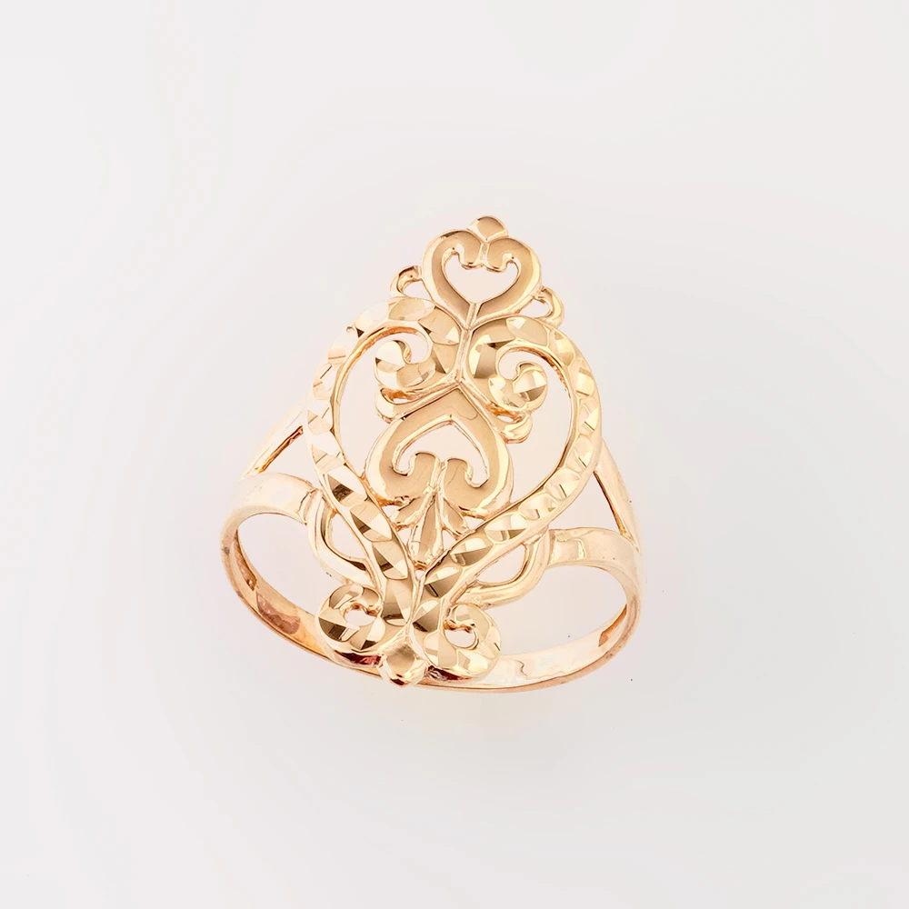 Кольцо из красного золота 585 пробы