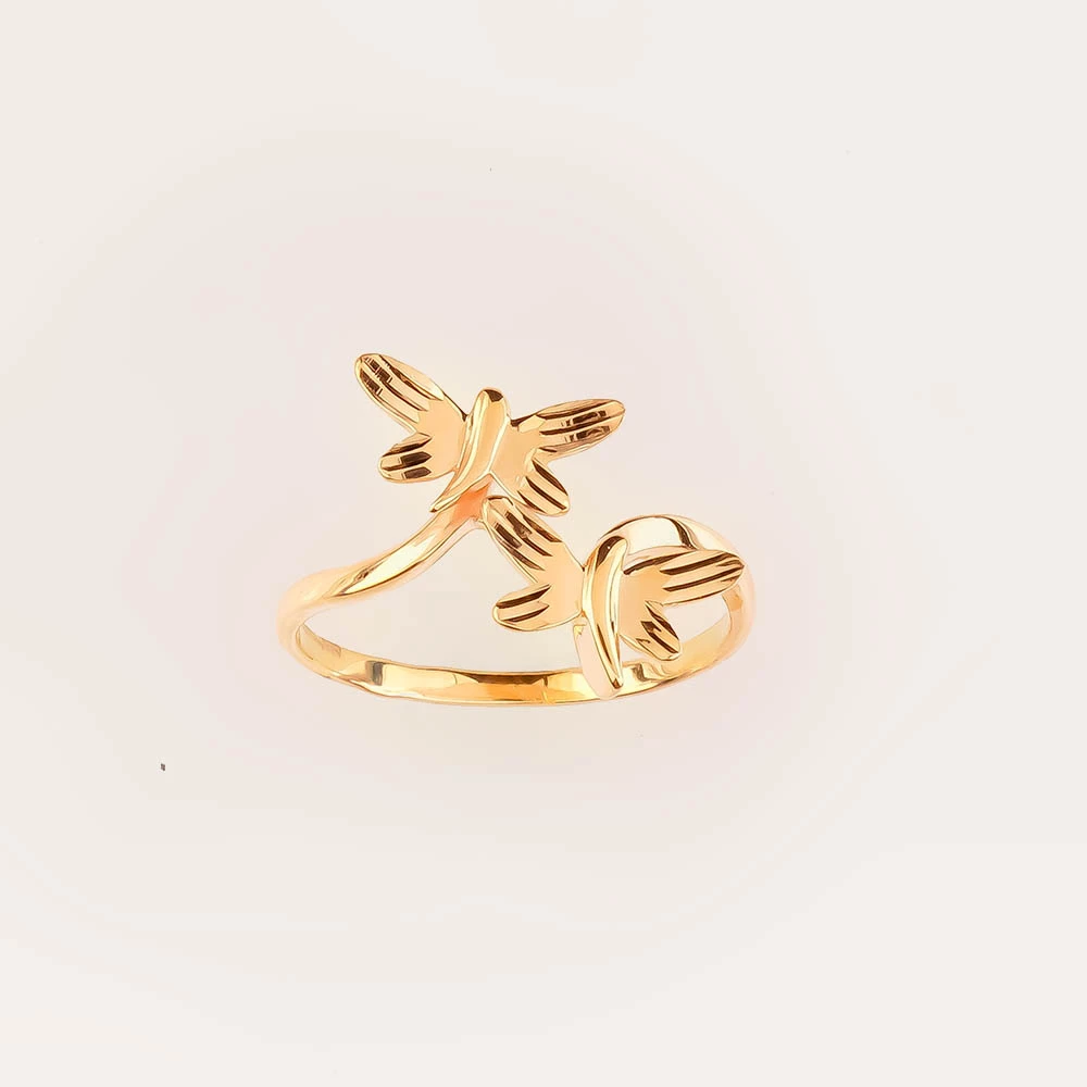 Кольцо из красного золота 585 пробы