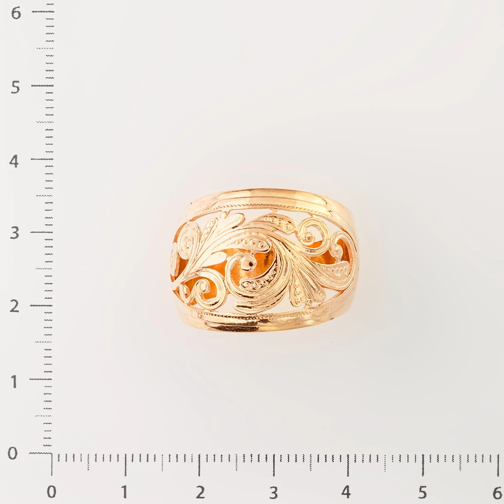 Кольцо из красного золота 585 пробы