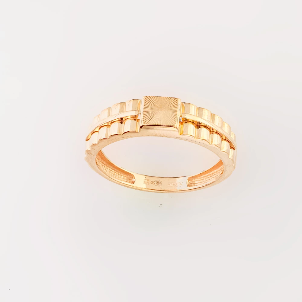 Кольцо из красного золота 585 пробы