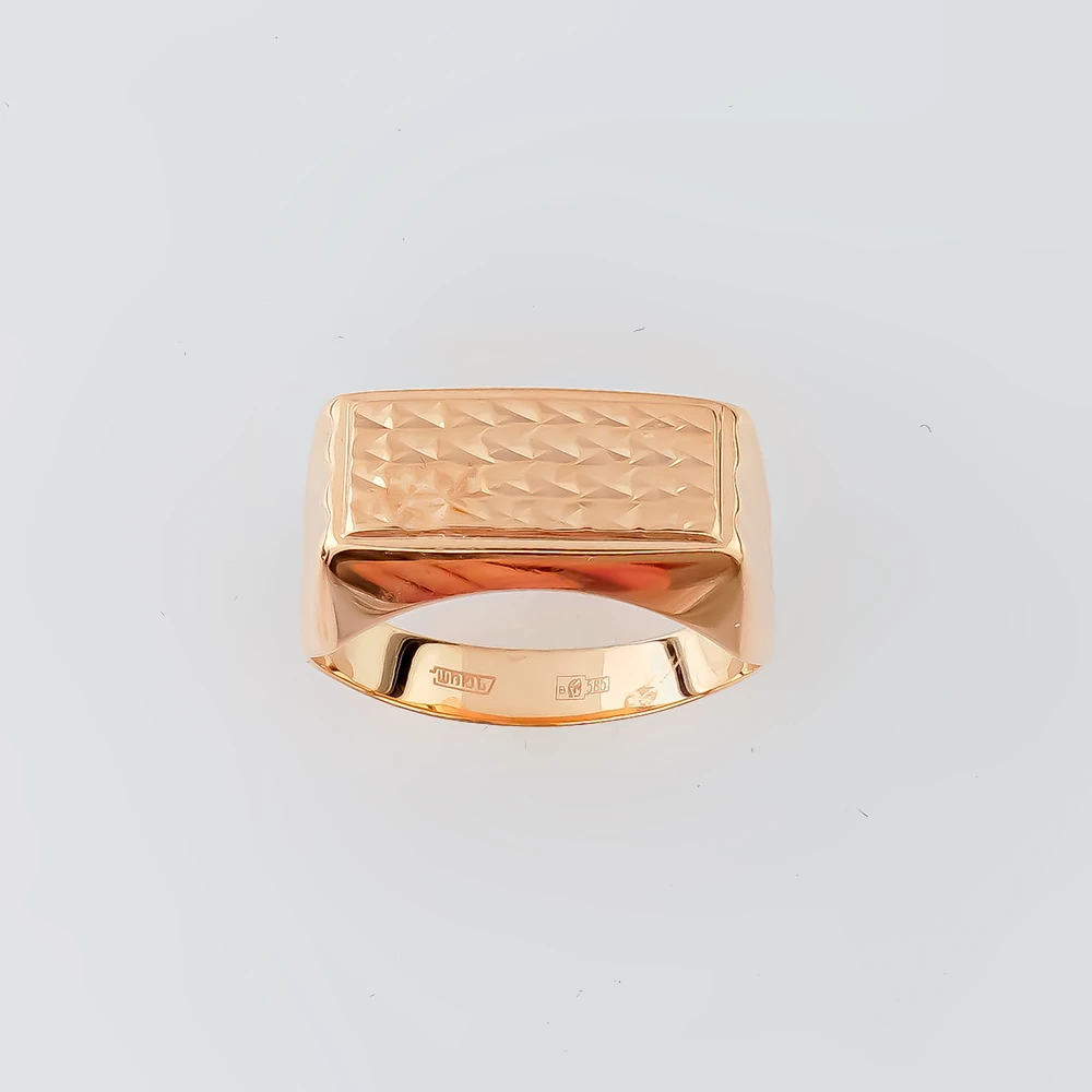 Кольцо из красного золота 585 пробы