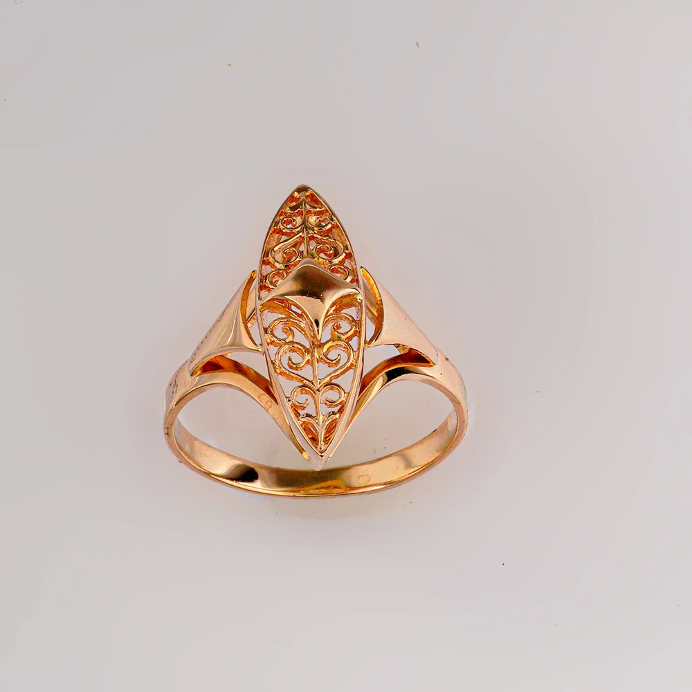 Кольцо из красного золота 585 пробы