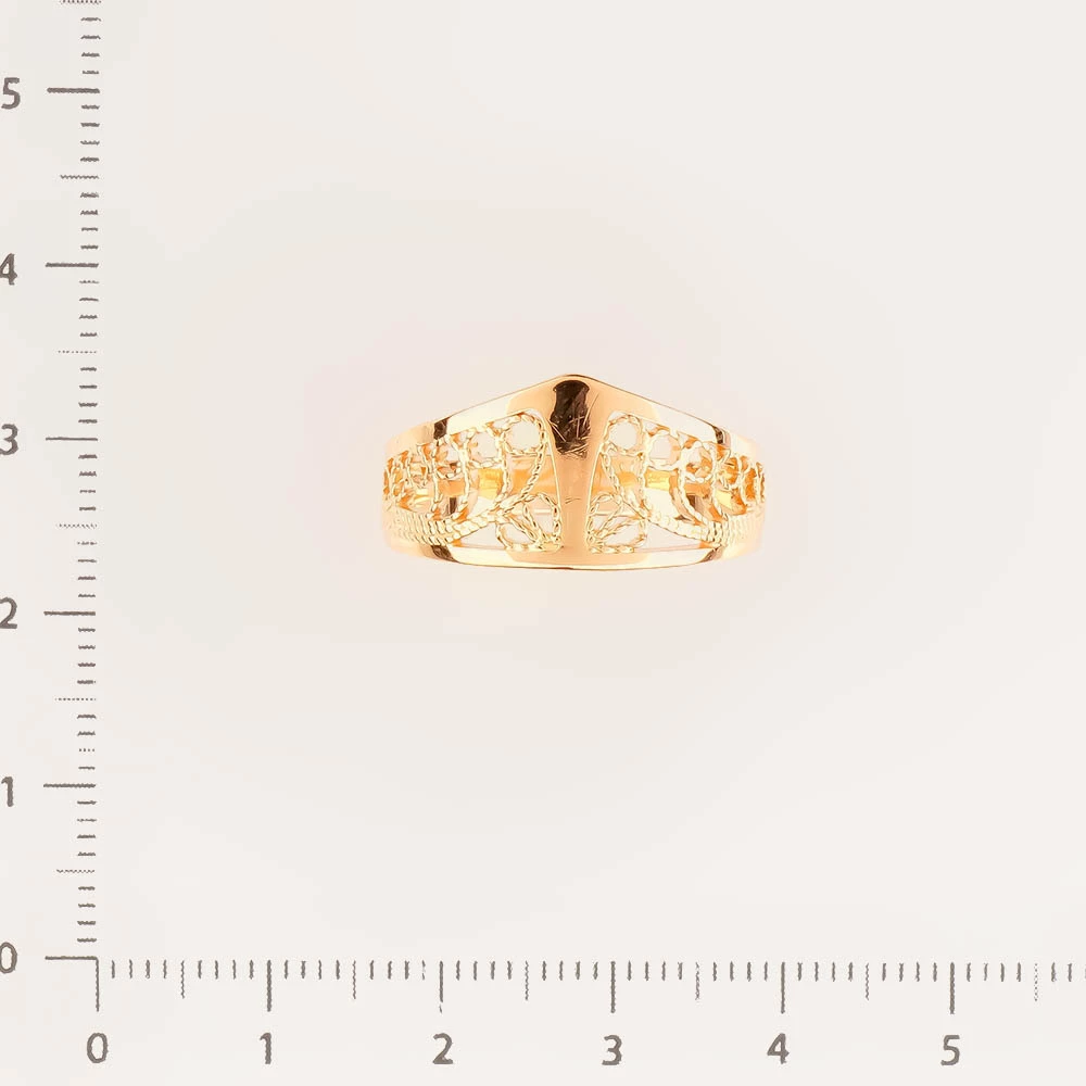 Кольцо из красного золота 585 пробы