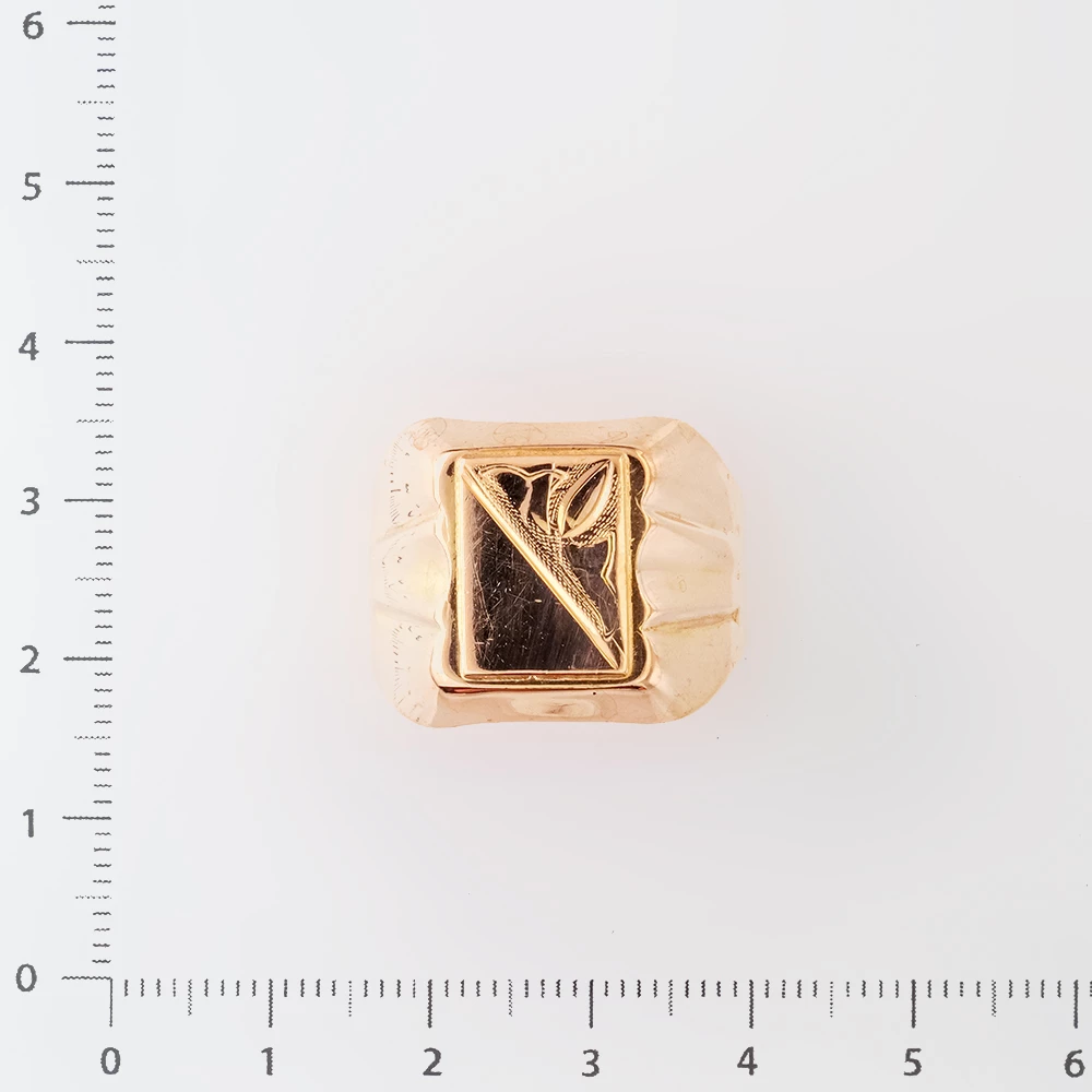 Кольцо из красного золота 585 пробы