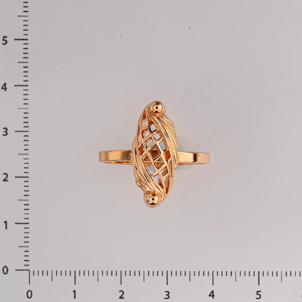 Кольцо из красного золота 585 пробы