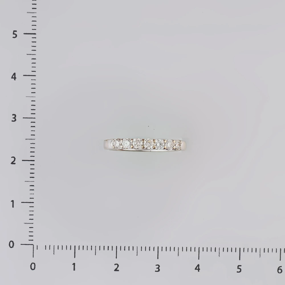 Кольцо с бриллиантом из белого золота 585 пробы