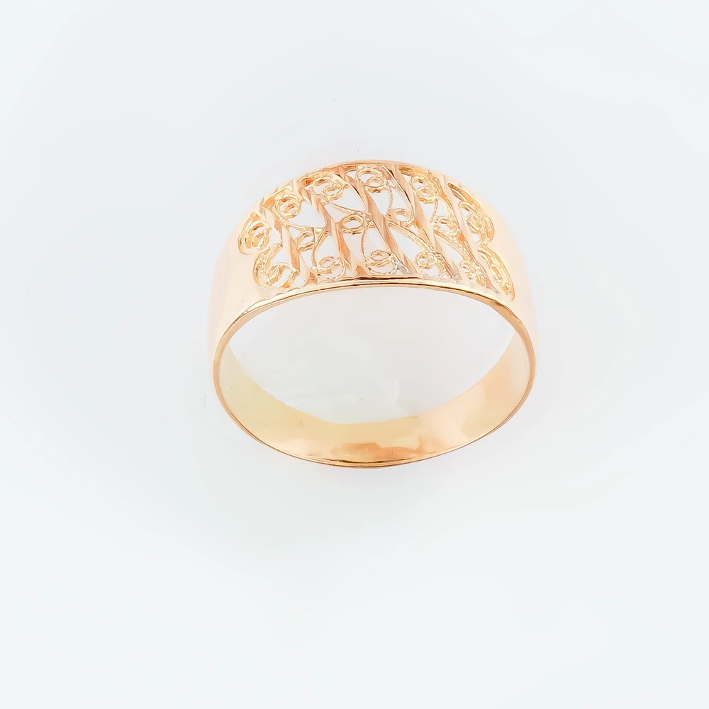 Кольцо из красного золота 585 пробы