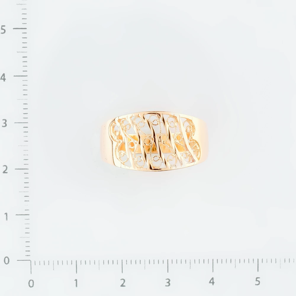 Кольцо из красного золота 585 пробы