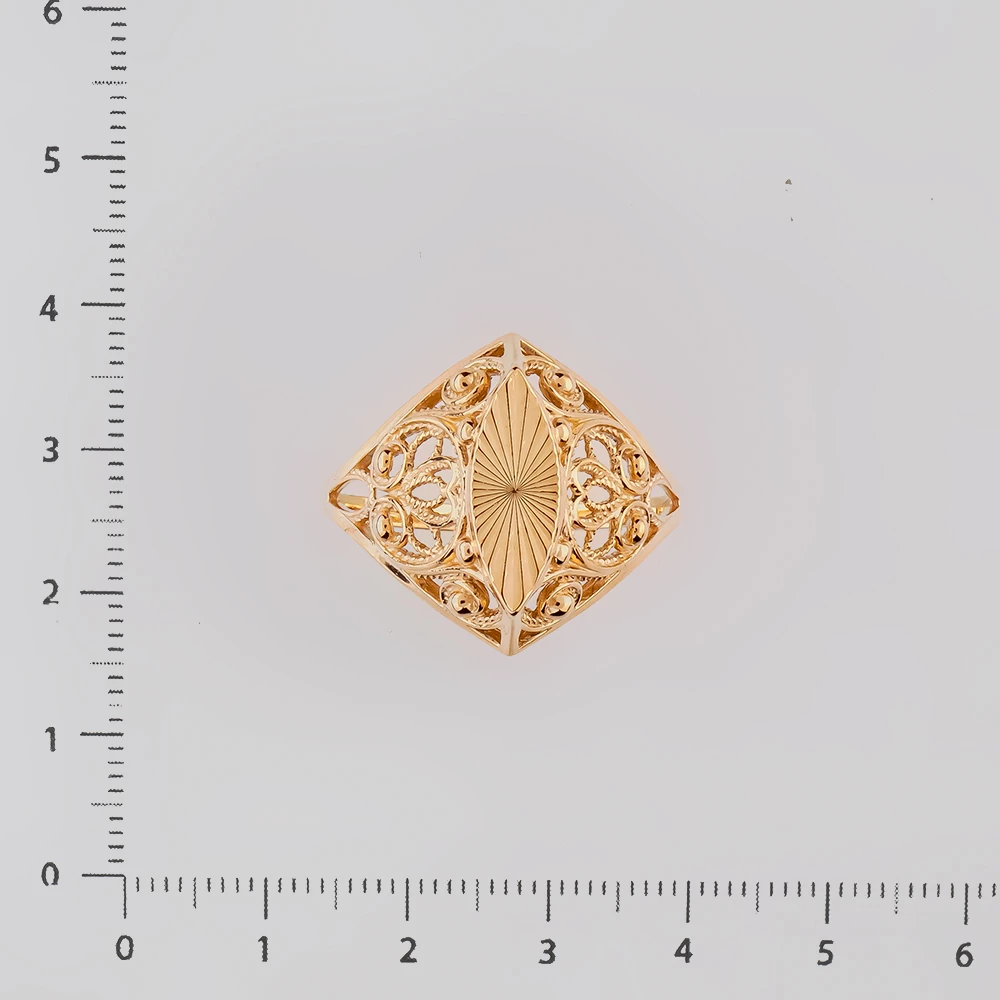 Кольцо из красного золота 585 пробы