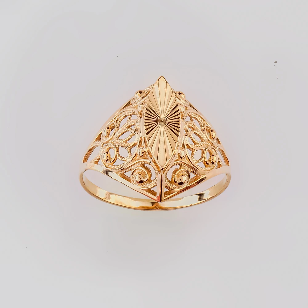 Кольцо из красного золота 585 пробы