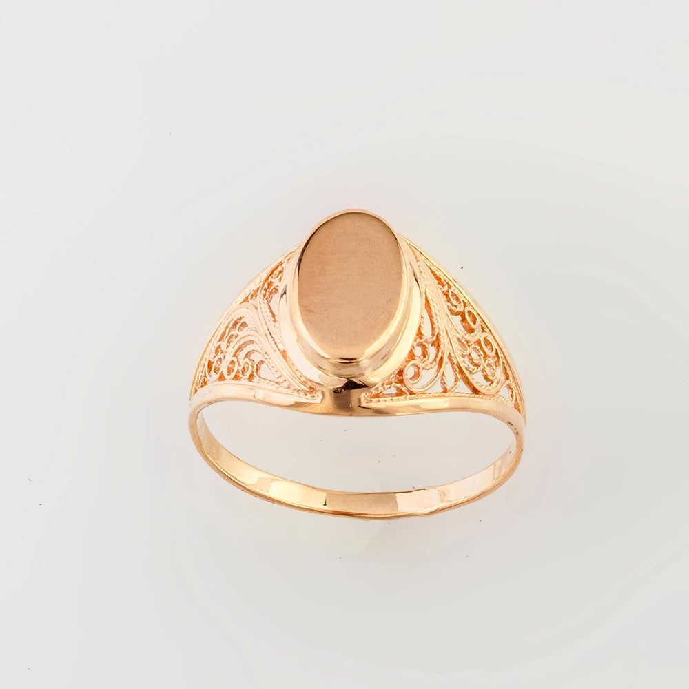 Кольцо из красного золота 585 пробы