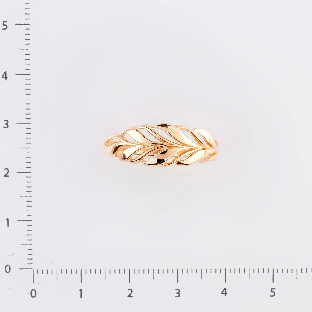 Кольцо из красного золота 585 пробы