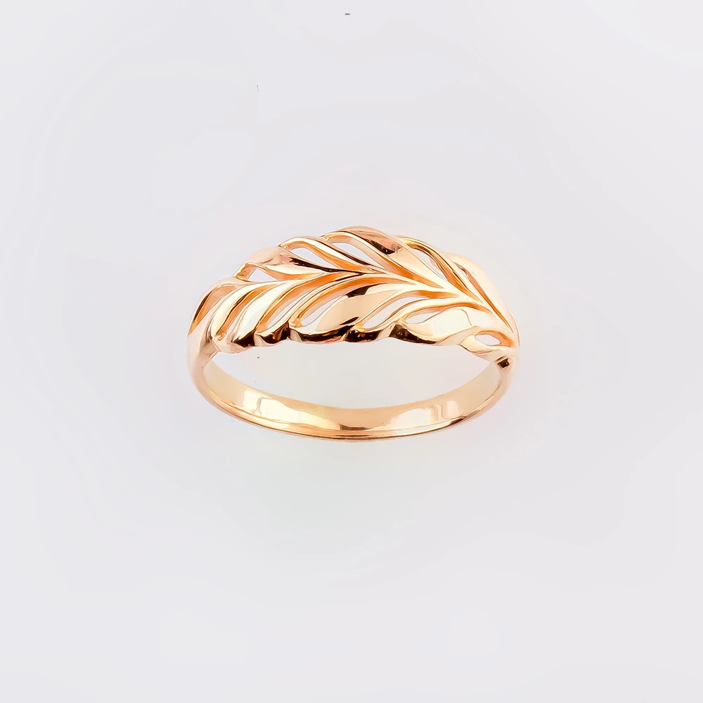 Кольцо из красного золота 585 пробы