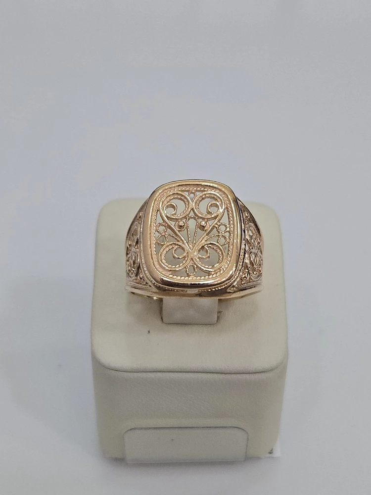 Кольцо из красного золота 585 пробы