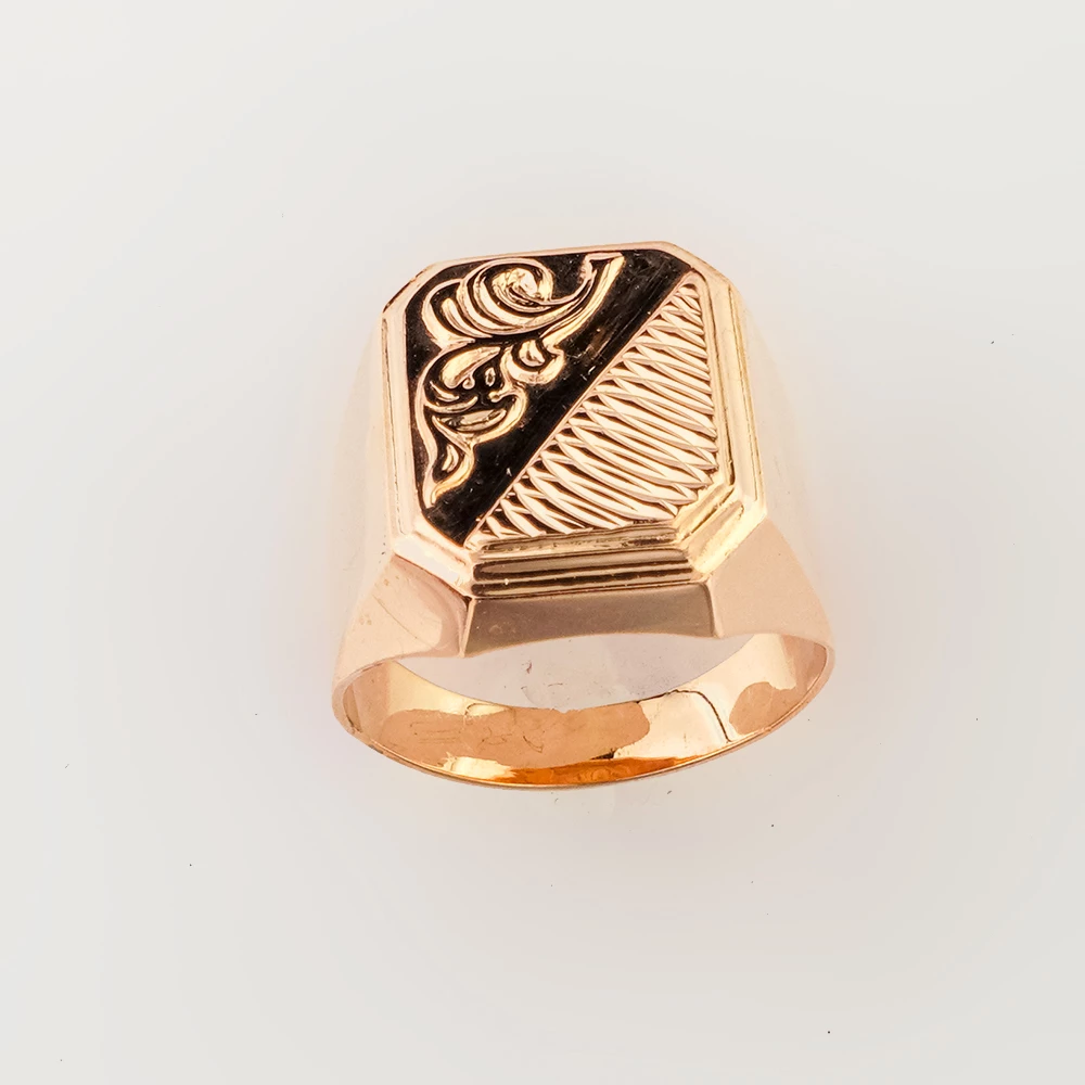 Кольцо из красного золота 583 пробы