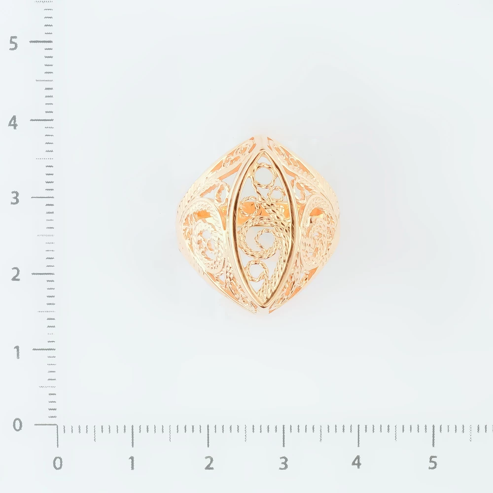 Кольцо из красного золота 583 пробы