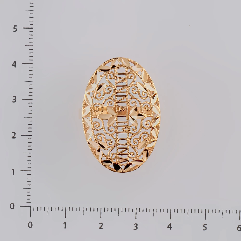 Кольцо из красного золота 585 пробы