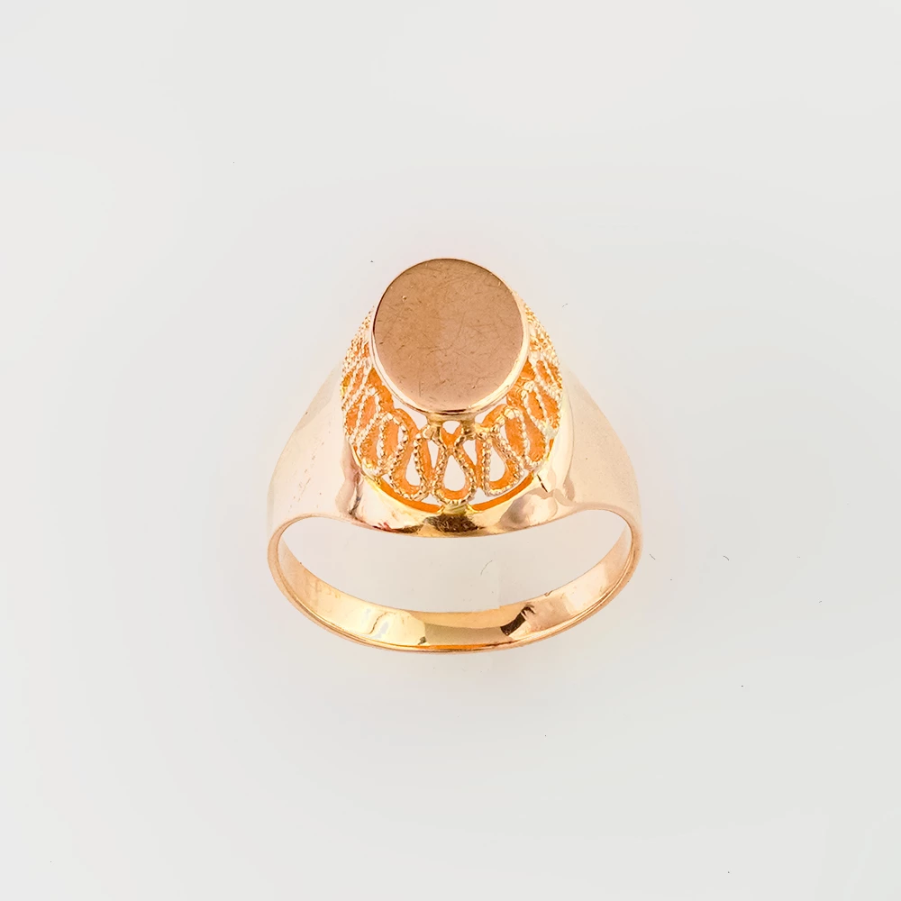 Кольцо из красного золота 583 пробы