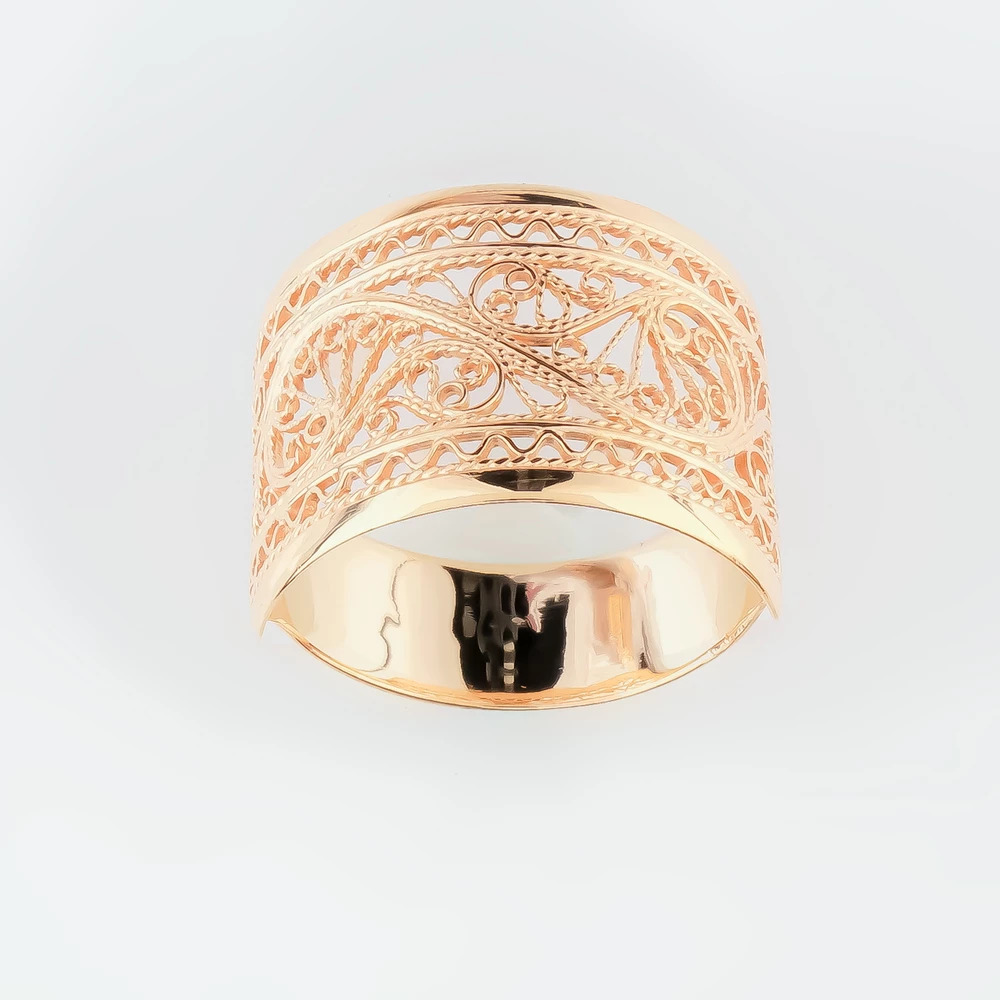 Кольцо из красного золота 585 пробы