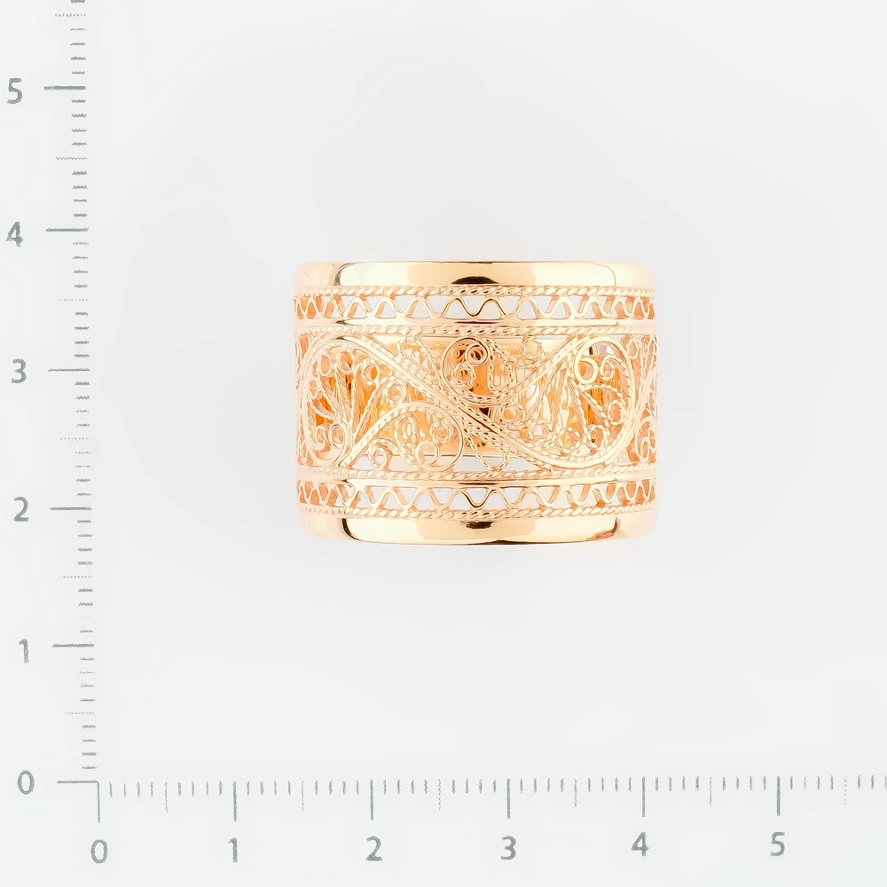 Кольцо из красного золота 585 пробы