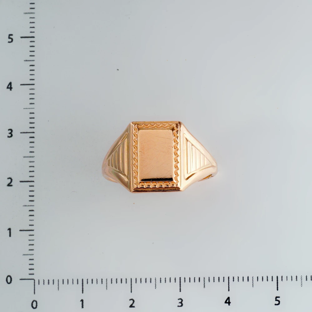 Кольцо из красного золота 583 пробы