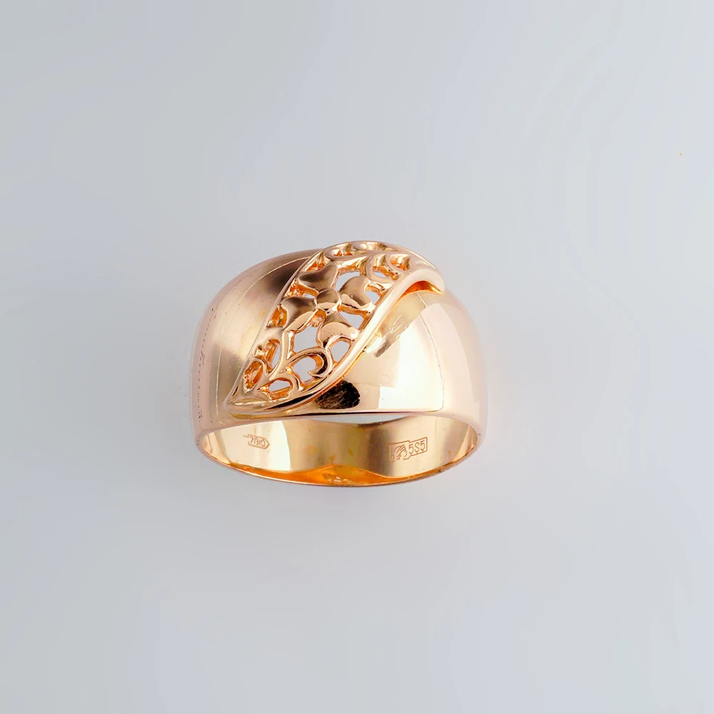 Кольцо из красного золота 585 пробы