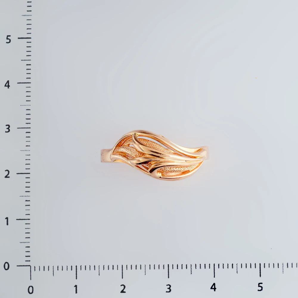 Кольцо из красного золота 585 пробы