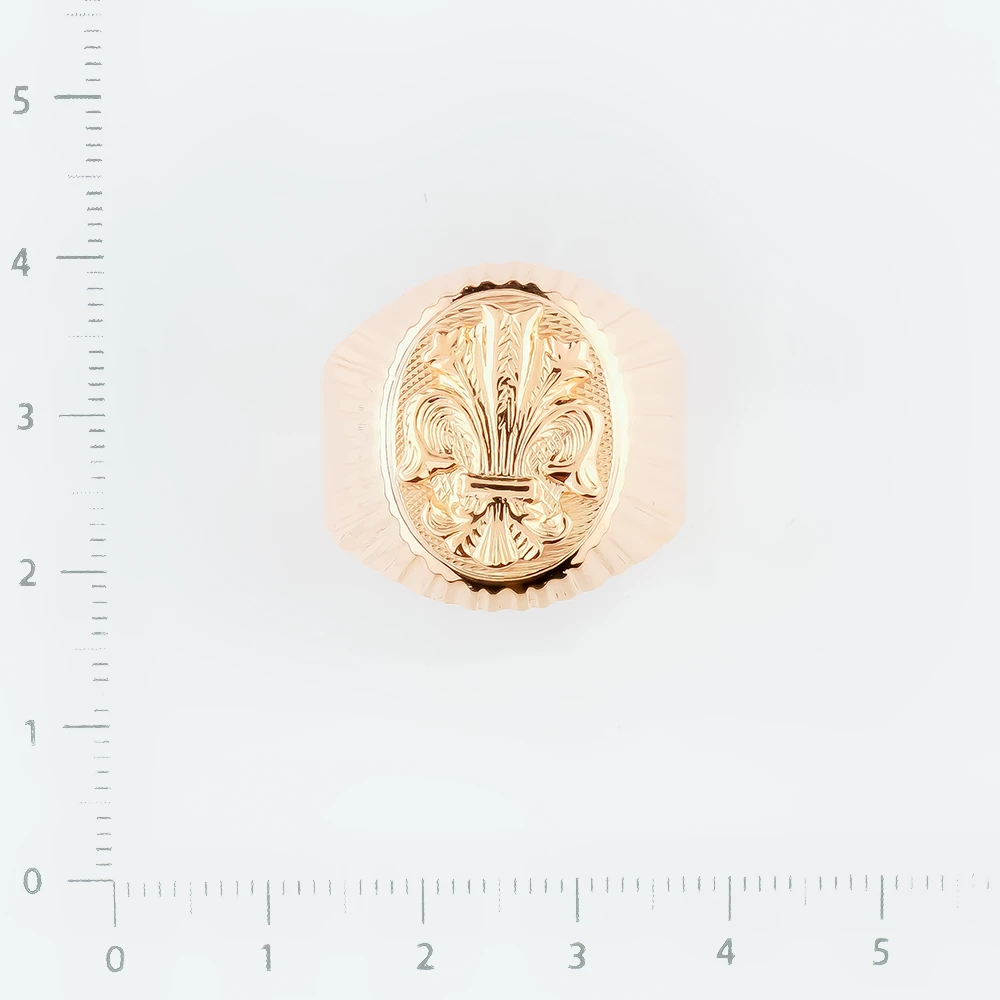 Кольцо из красного золота 583 пробы