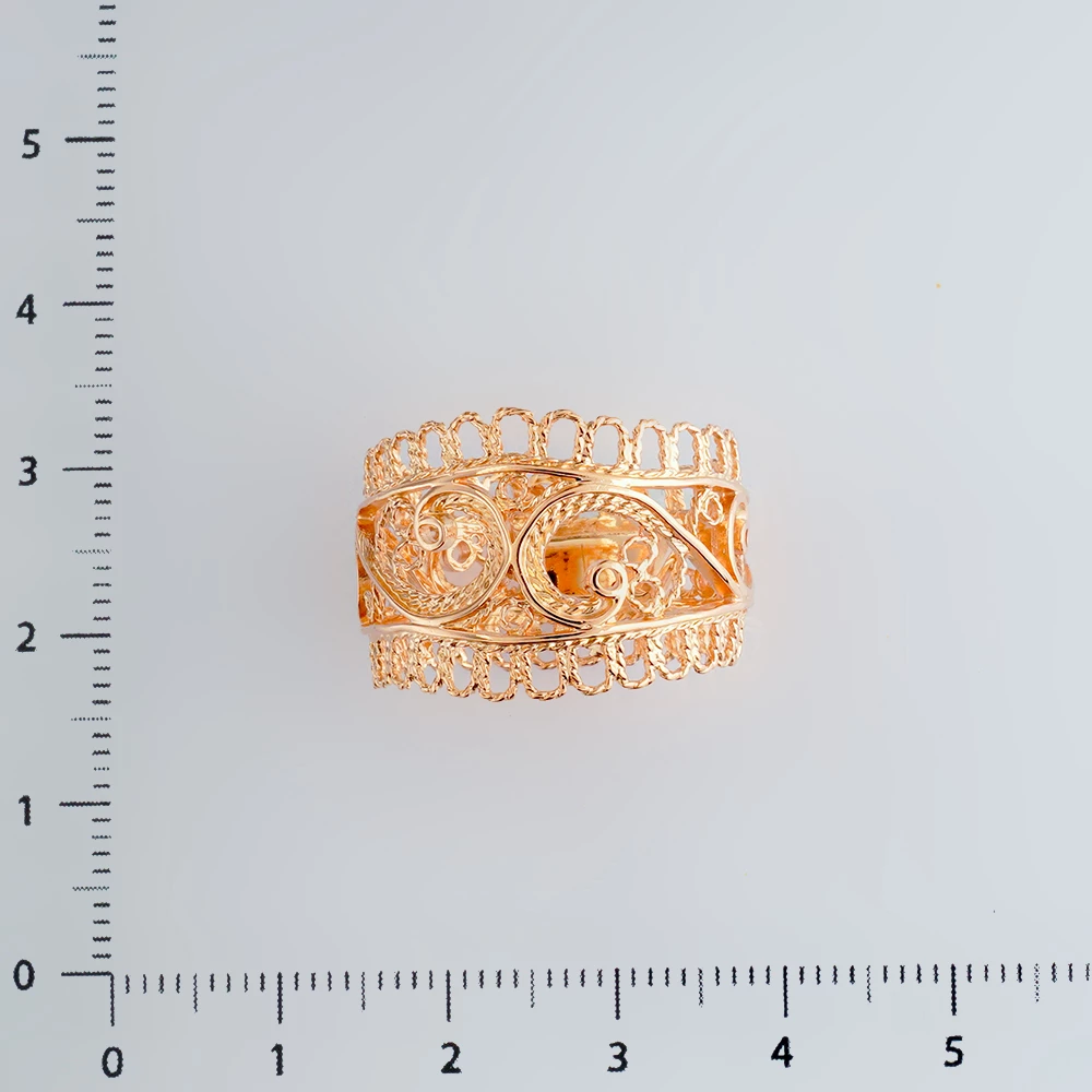 Кольцо из красного золота 585 пробы