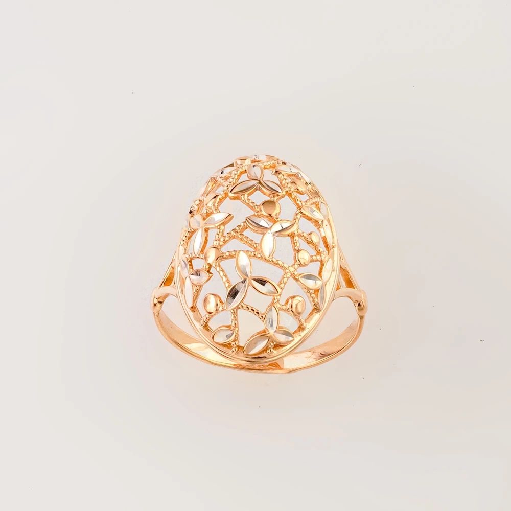 Кольцо из красного золота 585 пробы