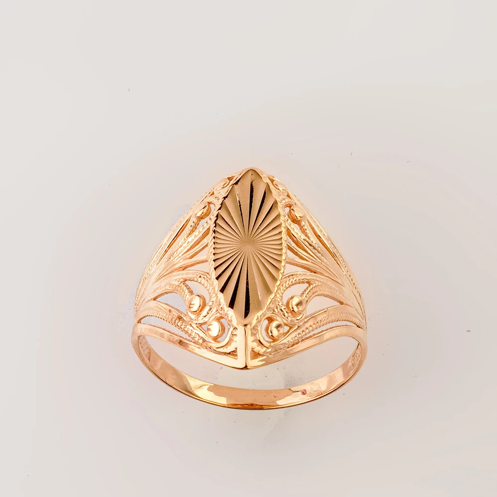 Кольцо из красного золота 585 пробы