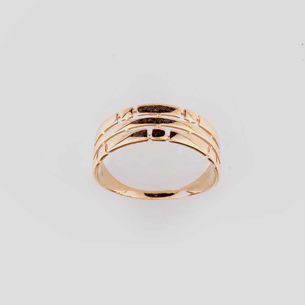 Кольцо из красного золота 585 пробы