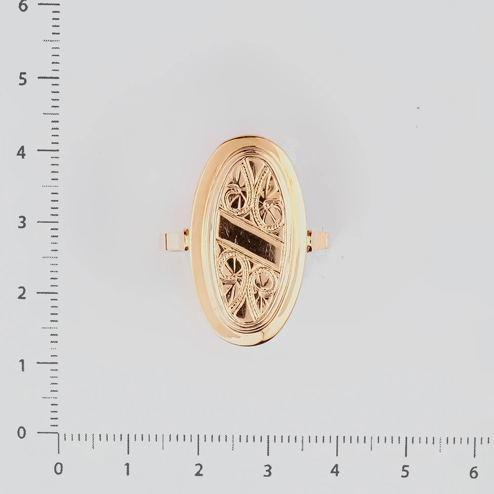 Кольцо из красного золота 583 пробы